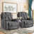 Dark Gray Microfiber / Microsuede