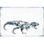 'Vicious Dinosaur' Print On Wrapped Canvas-1394818579