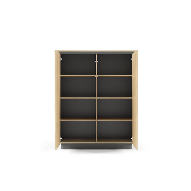 Takuya 113cm W Manufactured Wood Bedside Table