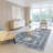 Janna Oriental Performance Machine Washable Area Rug Blue-70884797