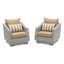 Cannes 5 Piece Club Seating Group with Cushions-1419428939