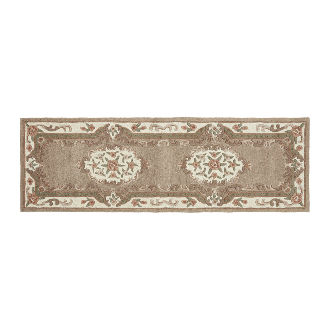 Comfort Oriental Wool Hand Woven Beige