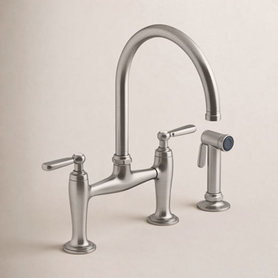 Edalyn Bridge Faucet with Sidespray