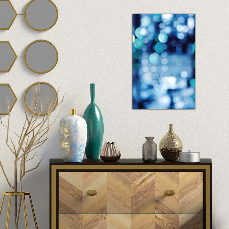 Brilliant Blue Triptych II by Kate Carrigan - Wrapped Canvas Print, 66.04 cm H x 45.72 cm W x 1.91 cm D