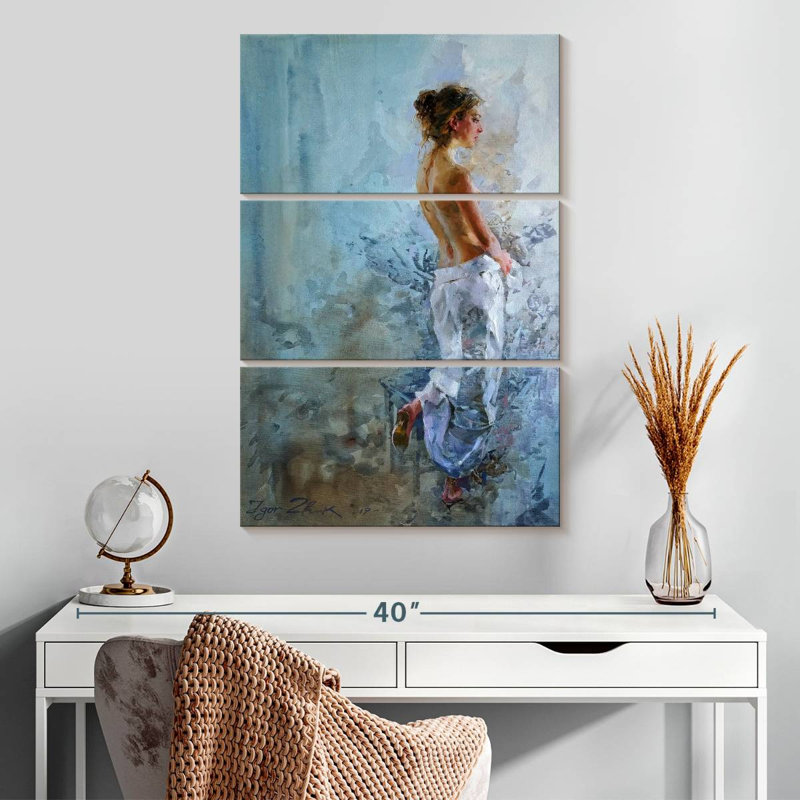 Leisha Raising Two Nations, 32" H x 20" W