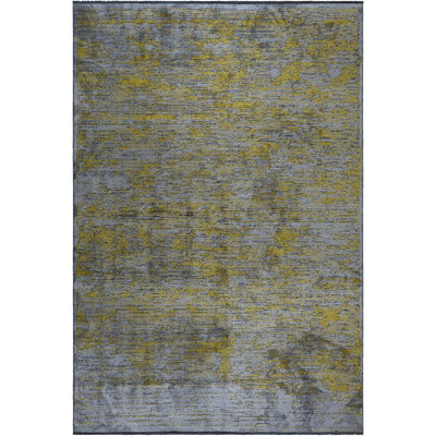 Rapture Gray/Yellow Luxury Area Rug