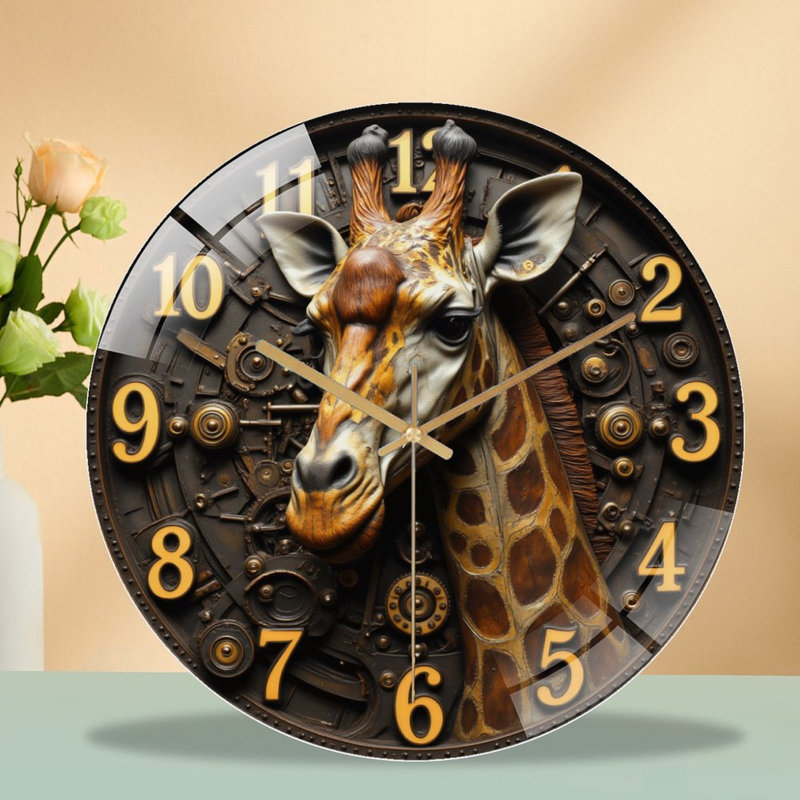 Horloge murale Girafe
