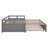 Twin Daybed With Trundle, Extendable Design-1443908144