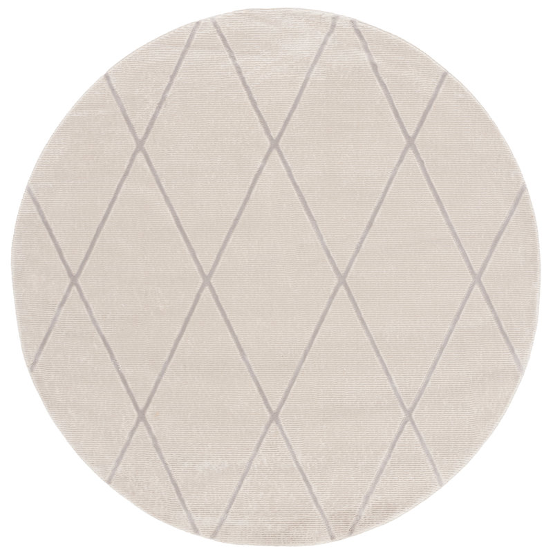 Jadayah Performance Geometric Rug, Round 6'7"