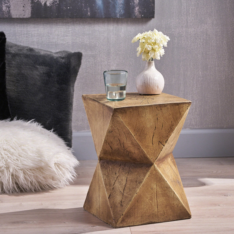Table chic en béton avec distinction abstraite - style moderne avec bordure moderne