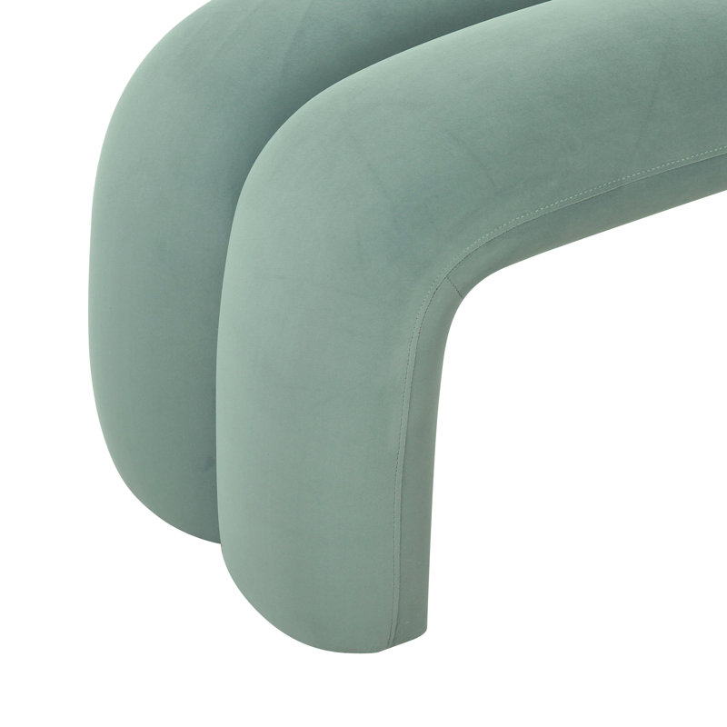 Banc rembourré Oriole, Vert