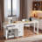 Rolling Kitchen Island With Extendable Dining Table, Spice Rack, 2 Drawers, 4 Door Cabinet And Wheels-1255048091