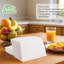  3 1/2X5 Inches White Low Fold Dispenser Napkin - Perfect For Restaurants, Dinners. Bodegas, And Home (8000)