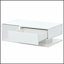 Table basse haut de gamme en bois massif avec tablette de rangement et plateau de table ouvert, durable et élégant pour la vie moderne