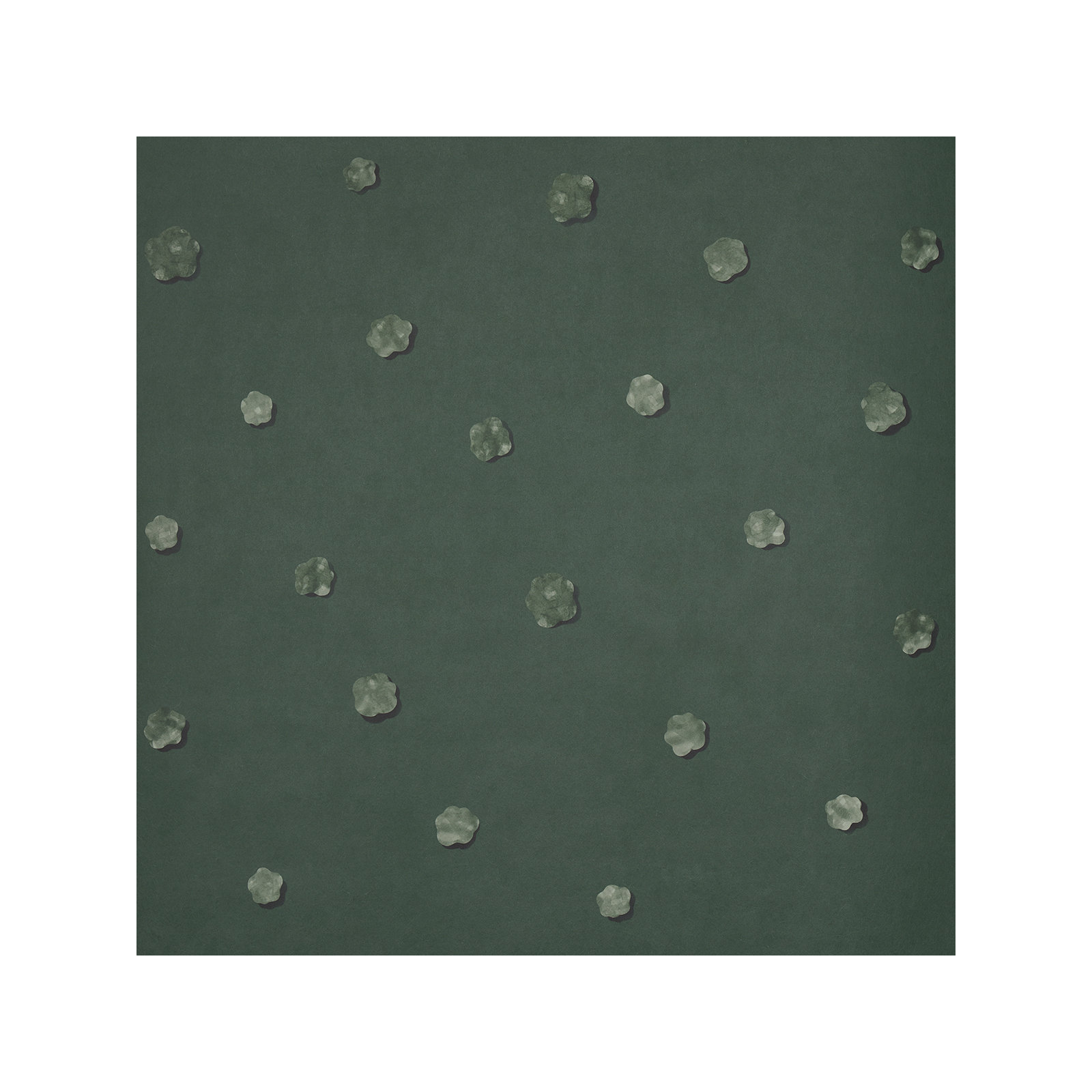 Schumacher x Backdrop Heavenly Bodies Wallpaper, Deep Green
