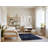 Machine Washable Abstract Gray Area Rug-1008271297