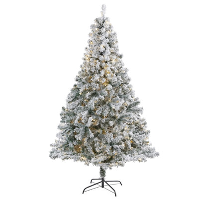 Lighted Artificial Spruce Christmas Tree