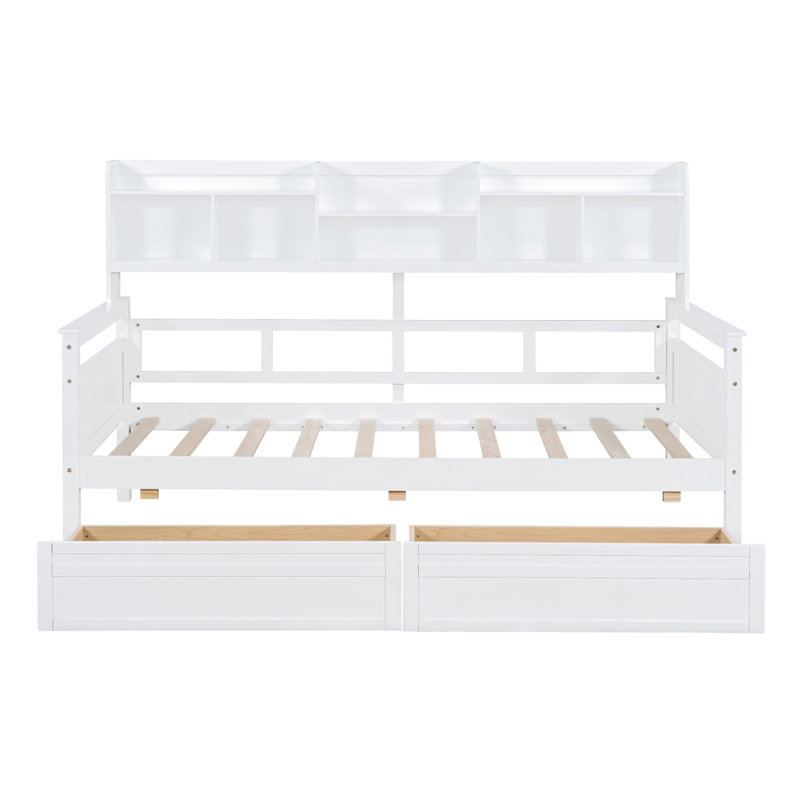 Lit de jour, Blanc, Lit simple