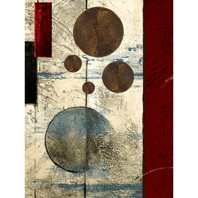 " Brown Town Abstract " Painting Print