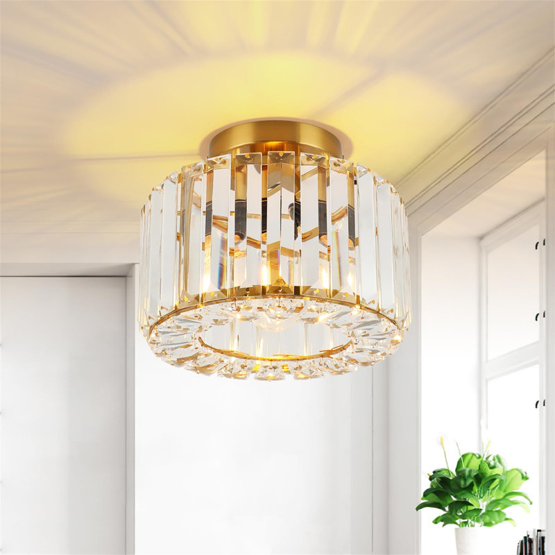 Aithen Crystal Flush Mount