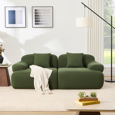 Canapé modulaire rembourré avec causeuse moderne