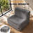 Faux Fur Armless Accent Sofa Chair, 32''W Modern Single Couch With Deep Seat, Ideal for Bedroom, Living Room,Dorms, Apartments – No Assembly Required-1923824718