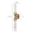 2-Light Ribbed Glass Wall Sconce