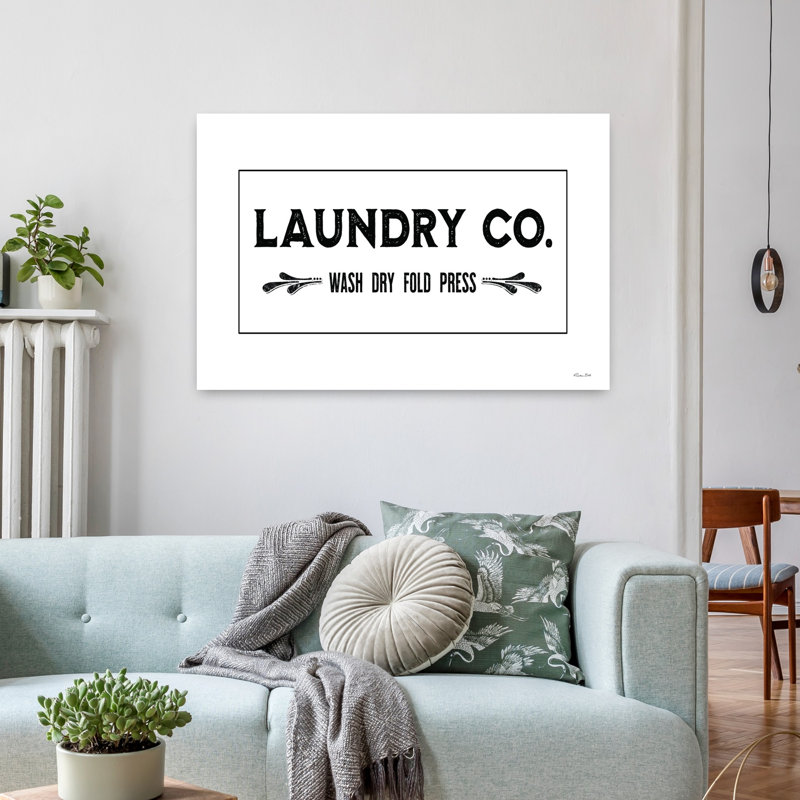 Laundry Co., art contemporain abstrait, H 24 po x l 36 po