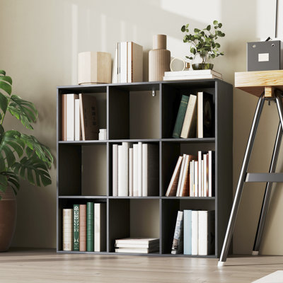 91cm H x 91cm W Particle Board Cube Bookcase