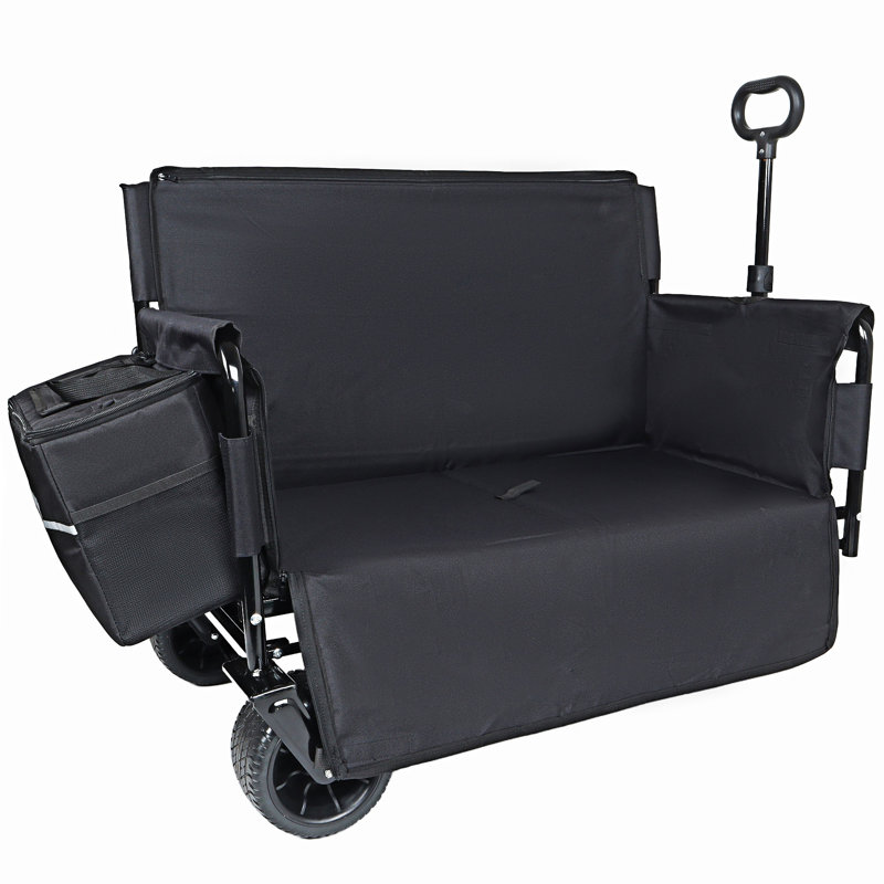 Chariot pliable avec banc Sea, Black