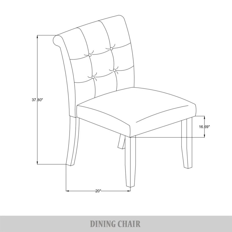 Chaise en bois noire avec housse en lin, Gris