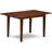 3 Piece Kitchen Table & Chairs Set Contains a Rectangle Dining Table with Butterfly Leaf and 2 Dining Room Chairs, Mahogany