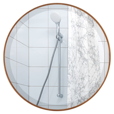 Campfort Engineered Wood Flat Wall Mirror