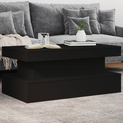 Metro Lane Coffee Table With LED Lights 90X50x40 Cm