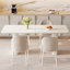 Ensemble de table de salle à manger rectangulaire 62,99 "avec 4 chaises pour cuisine, bar et salon-539630174-570360552