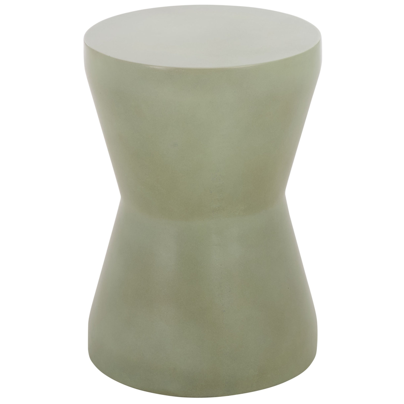 Zenni Concrete Patio Table, Sage Green
