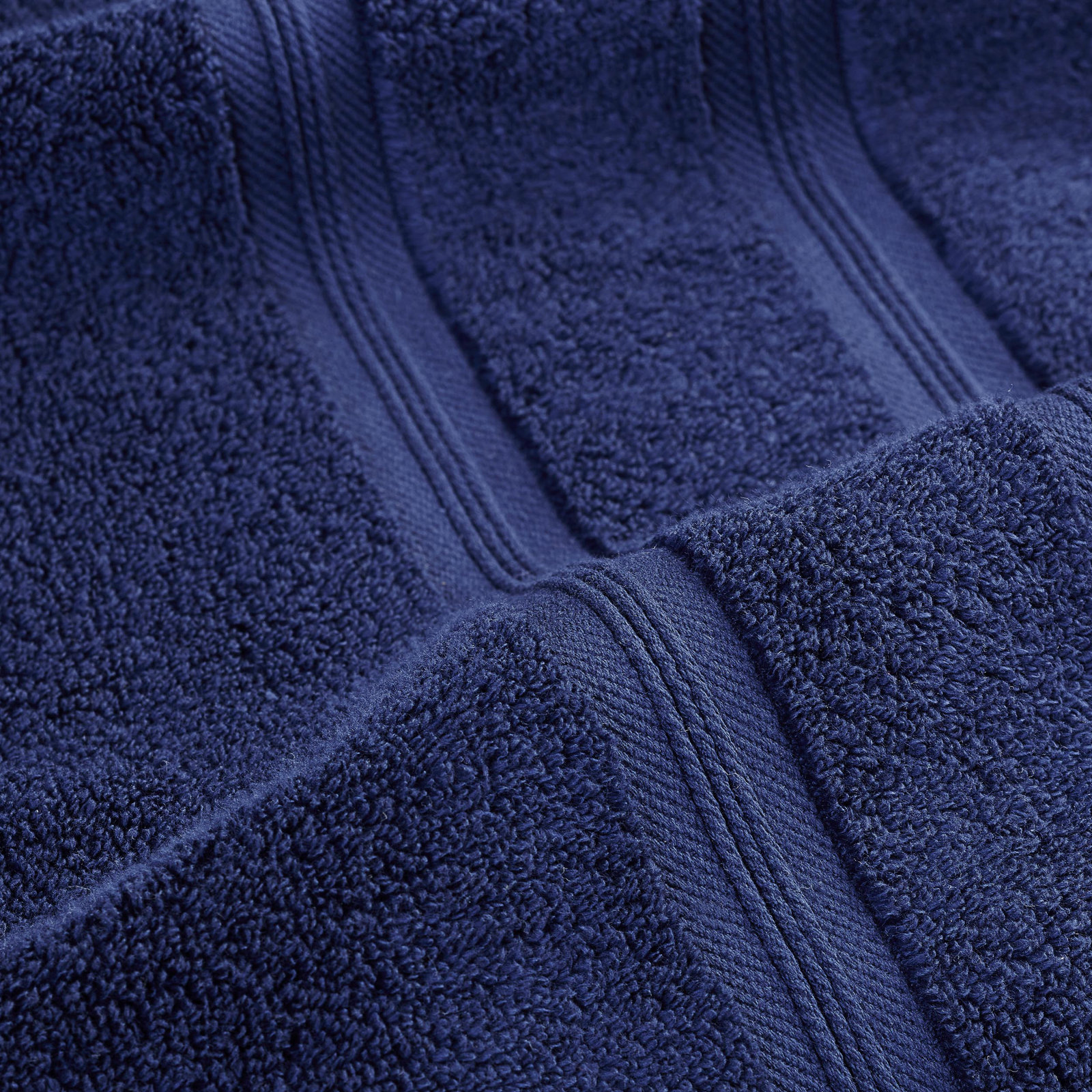 Selda Smart Dry Cotton Hand Towel, Navy Blue