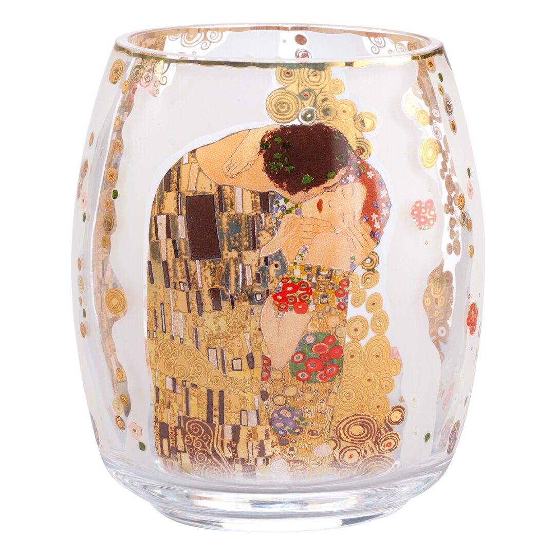 Windlicht Gustav Klimt - Der Kuss aus Glas