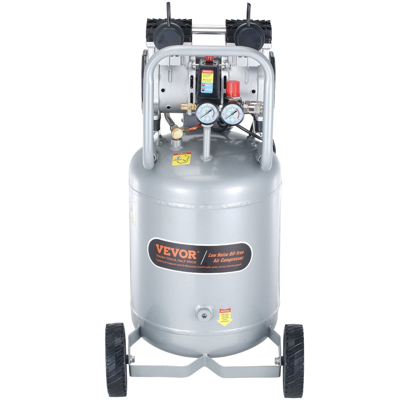 WORLD SHOP BOX 13 Gallon Air Compressor, 2HP 4.6 SCFM@90PSI Oil Free ...