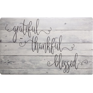 Tapis anti-fatigue Cozy Living Grateful Thankful Farmhouse