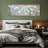 " Elegant White Blossom Panoramic Vintage Inspired Stripes Rustic Art Decor Extra Large Pictures "-98042186-111665187