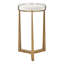 Uttermost Midas Antique Gold Accent Table