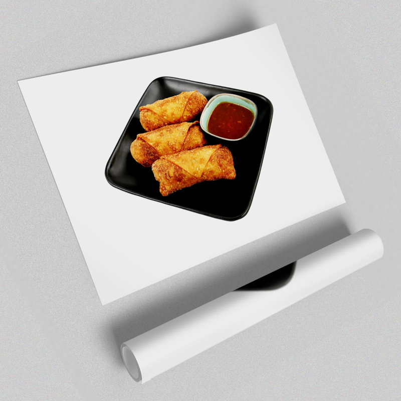 Spring Roll Dips - No Frame Print, 100 cm H x 141.4 cm W x 1 cm D