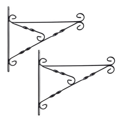Aubren Metal Weather Resistant Bracket Plant Stand