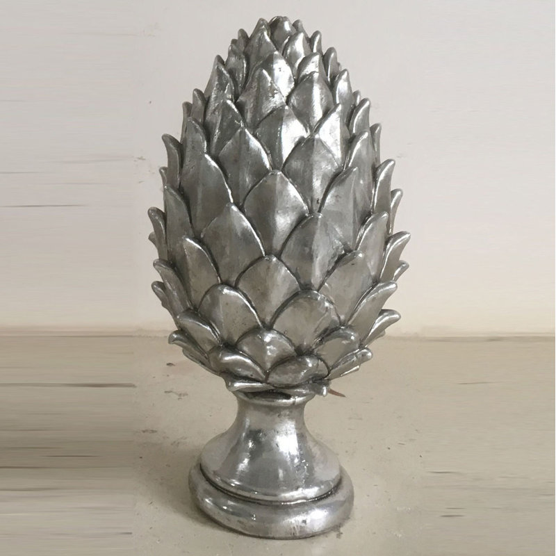 Boulevardier Finial, Silver, 30cm H x 15cm W x 15cm D