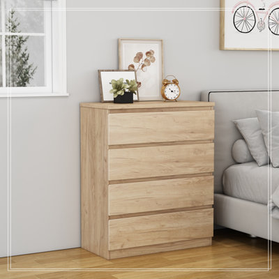Modern Storage Chest with 4 Drawers