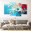 Avery - abstrait rouge et bleu-106052106
