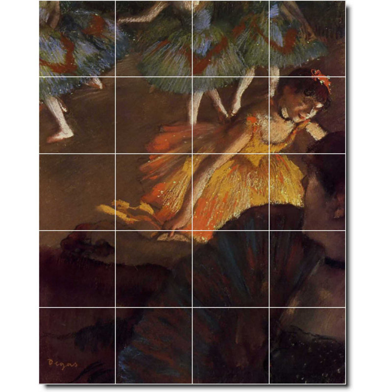 Carreau de céramique décorative 24 po x 30 po 6 po x 6 po, Danseur 02385