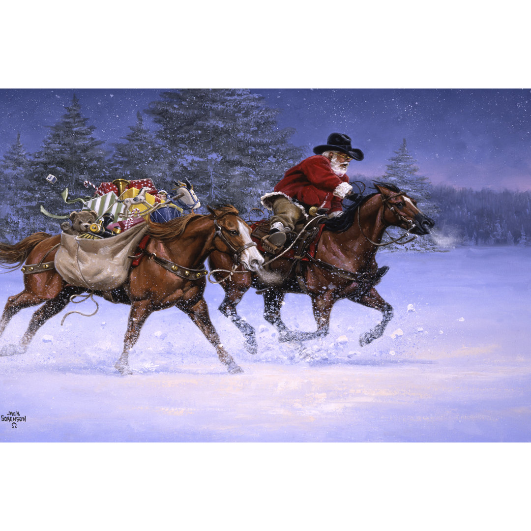 " Christmas Rush " by Jack Sorenson Painting Print The Holiday Aisle® 
