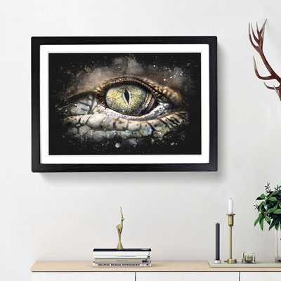 Crocodile Eye - Framed Print